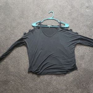 Slit arm long sleeve